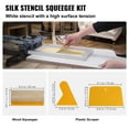 thumbnail image 4 of VEVOR Screen Printing Kit, 2 Pieces Aluminum Silk Screen Printing Frames 8x10/10x14in 110 Count Mesh, 2 Tapes and Screen Printing Squeegees and Transparency Films for T-shirts DIY Printing, 4 of 9