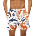 thumbnail image 1 of Men's Big&Tall Swim Trunks, Mens Swim Trunks with Pockets Board Beach Shorts Quick Dry Swim Shorts Bathing Suits Tropical Shorts for Men S-5XL Bathing Suits Woman Clearance, 1 of 5