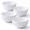 6 INCH, variant on 6.7 Inch 40 Oz Ceramic Cereal Bowl Set of 4 Farmhouse Embossed Tableware