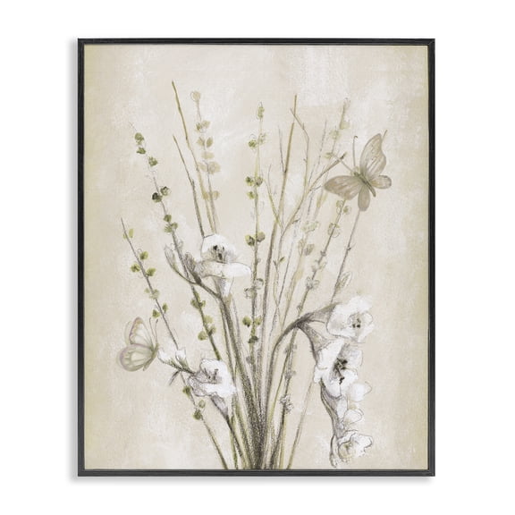 Stupell Industries Fresia & Date Branch Black Framed Giclee Art, design by Lanie Loreth