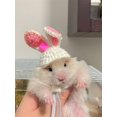 thumbnail image 1 of 1pc Cute Rabbit Ear Hat Headwear For Small Pets Such As Hamsters/Parrots, 1 of 5