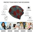 thumbnail image 5 of Vsdgher Ladybug Slouchy Beanie Hat for Men/Women, Skull Cap Chemo Cap Night Sleeping Cap, 5 of 8