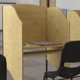 thumbnail image 3 of Flash Furniture Starter Study Carrel in Oak Finish, 3 of 11