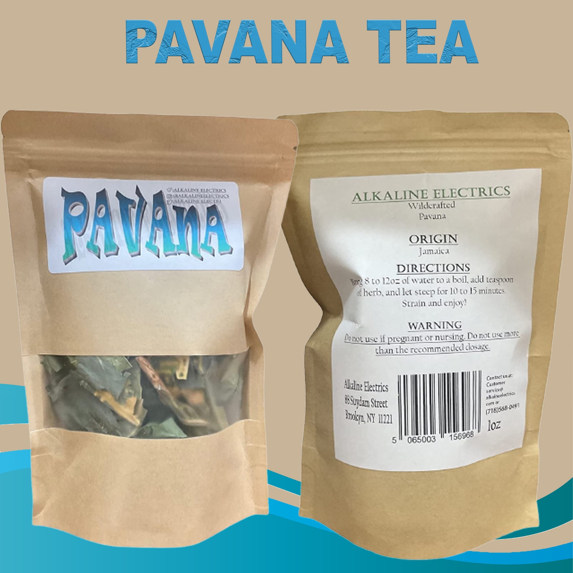 Pavana Herb | Croton Pavana | Wildcrafted from the Hills of Jamaica | Resealable Pouch for Freshness | 1oz