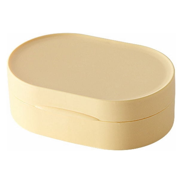 Jabonera de viaje, jabonera portátil con tapa, jabonera de viaje, jabonera para camping, gimnasio, viajes, jabonera para baño