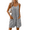 Grey, variant on Oudiya Womens Summer Casual Sleeveless Rompers Loose Spaghetti Strap Shorts Overalls Outfits 2025 Jumpsuits With Pockets