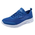 thumbnail image 3 of Gvdentm Men's Running Shoes Non Slip Shoes Breathable Lightweight Fashion Sneakers Slip Resistant Athletic Sports Walking Shoes Z01-Blue,10, 3 of 9