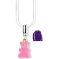 thumbnail image 4 of Emerald Park Jewelry Gummy Bear Charm Snake Chain Necklace, 4 of 11