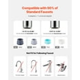 thumbnail image 4 of VEVOR Faucet Mount Water Filter Sink Water Purifier for Kitchen Vertical Gray, 4 of 9