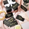 thumbnail image 5 of 100pcs Black Gold Thank You for Supporting My Small Business Cards, Thank You Cards, 2 x 3.5 Inch, 5 of 5