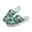 Green Chicken, variant on Flowers Chicken Mules Shoes Ladies Slip On Slippers Cute Farmhouse Chick Floral Walking Shoes Flat Loafers for Casual,Work