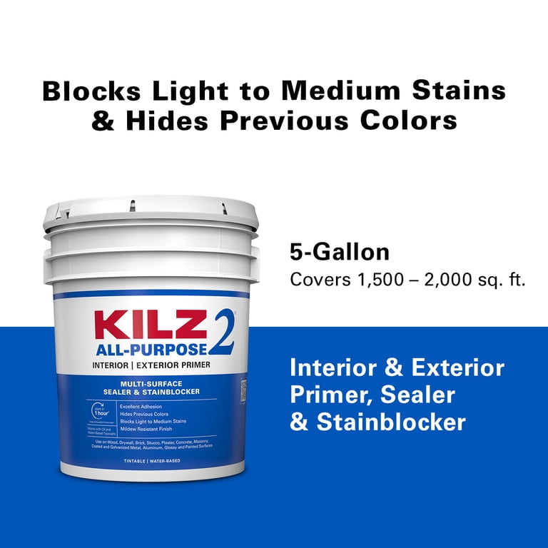 KILZ 2 Original Low Odor Blocking All-Purpose Interior/Exterior