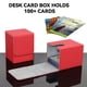 thumbnail image 5 of PU Deck Box Collection Contenedor de tarjetas con mangas para tarjetas de juegos de mesa (rojo) Ehuebsd Para estrenar, 5 of 9