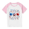 thumbnail image 7 of 4th of July Tops for Boys Short Sleeve T-Shirts American Flag Star Graphic Tees Shirts, 7 of 7