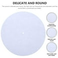 thumbnail image 4 of Records Player Mats Wool Felt Vinyls Pad Home Recorders Mats Turntables Slipmat Turntables for Records, 4 of 8
