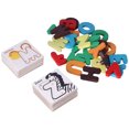 thumbnail image 1 of Alphabet Flash Cards, Colorful Design Educational Montessori Toys Interesting Illustrations Animal Counting Board  For Preschool Learning Activities, 1 of 8