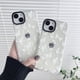 thumbnail image 5 of Funda de teléfono transparente con diseño de mariposa blanca para iPhone 13 de 6,1 pulgadas, con parachoques incorporado, a prueba de golpes, para iPhone 13 de 6,1 pulgadas, 5 of 6