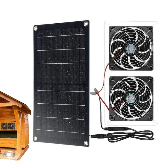 Solar Fan Chicken Coop