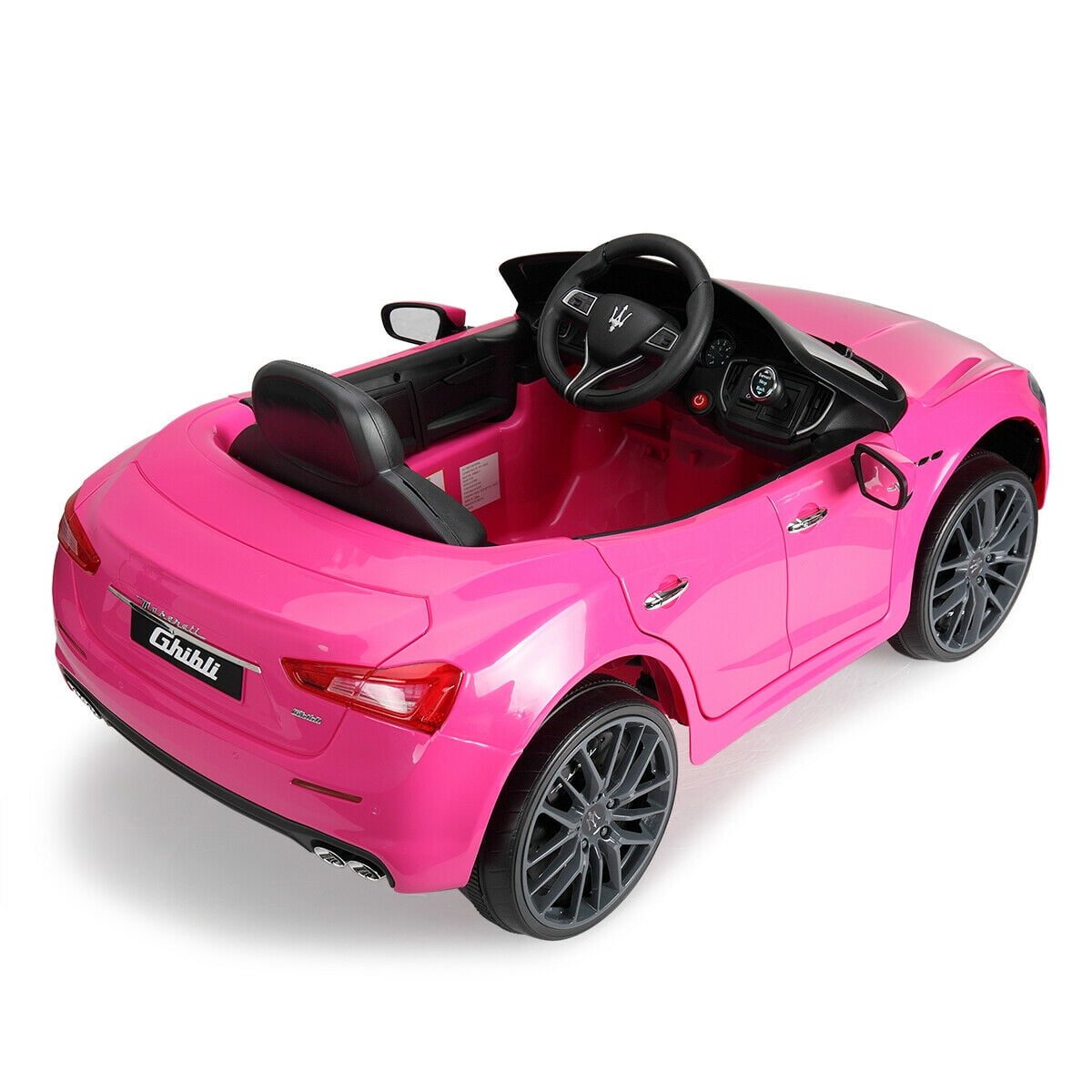 CIPACHO 12V Kids Ride On Car with Remote Control, Rechargeable Electric Vehicle Cars for Boys Girls, Pink