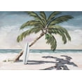 thumbnail image 2 of DeRice, Julie 24x18 Black Ornate Wood Framed with Double Matting Museum Art Print Titled - Surfing Paradise, 2 of 4