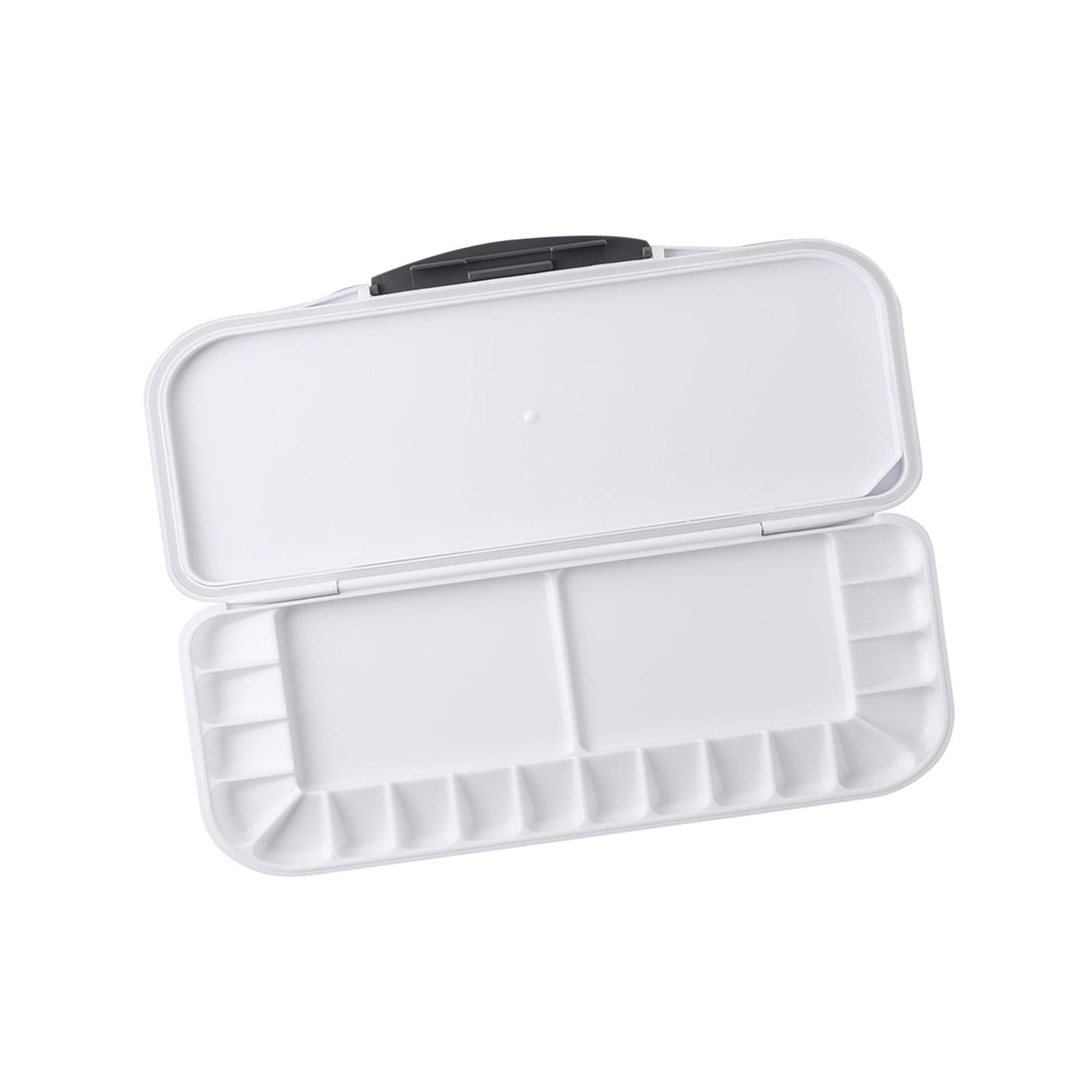 Milageto Empty Watercolor Palette Paint Case Watercolor Palette Box Painters Portable for