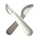 thumbnail image 1 of Pelador Universal Blanco y Gris MACHAO 2 Piezas Súper Afilado Doble Filo Mango Ergonómico, 1 of 5