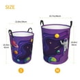 thumbnail image 4 of Uemuo Astronaut Pattern Circular Laundry Hamper Basket with handles,Collapsible laundry basket,Large capacity laundry hamper,Laundry Organizer-Small, 4 of 8
