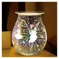 thumbnail image 2 of 3D Glass Electric Wax Melts Warmer Electric Wax Melt Burner In Fragrance Candle Wax Warmer, 3D Glass Oil Burner for Scented Candles, Night Light ,Long Lasting, 2 of 7