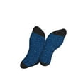 thumbnail image 5 of Pofeuu Deep Blue Glitter Print Crew Socks, Adult Running Hiking Socks for Youth and Adult, 5 of 7