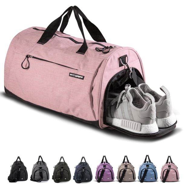 Bolsa de gimnasio Fitgriff con compartimento para zapatos y artículos húmedos para hombre y mujer