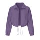 thumbnail image 5 of Cowsor Girls Zip Up Teen Sweatshirts Fleece Jackets Kids Fall Fashion Outfits Winter Clothes, 5 of 7
