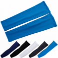 thumbnail image 5 of Ettsollp Unisex Compression Fit Hand Cooling Ribbing UV Protection Outdoor Arm Sleeves-Sky Blue, 5 of 11