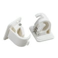 thumbnail image 2 of Jiandong rod holder A Pair of Bathroom Wall Round Rod Hook Stick Hook Shower Curtain Rod Holder Clamp(1.69X1.26X1.77Inch), 2 of 10
