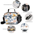 thumbnail image 3 of FORMRS Student Lunch Bag Insulated Reusable Cooler Box with Zipper Pockets, Tropical Jungle Vibes, 3 of 9