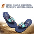 thumbnail image 4 of Cyiecw Women's Platform Flip Flop Comfort Soft Wedge Sandals Arch Support High Heel Thong Slippers, 4 of 7