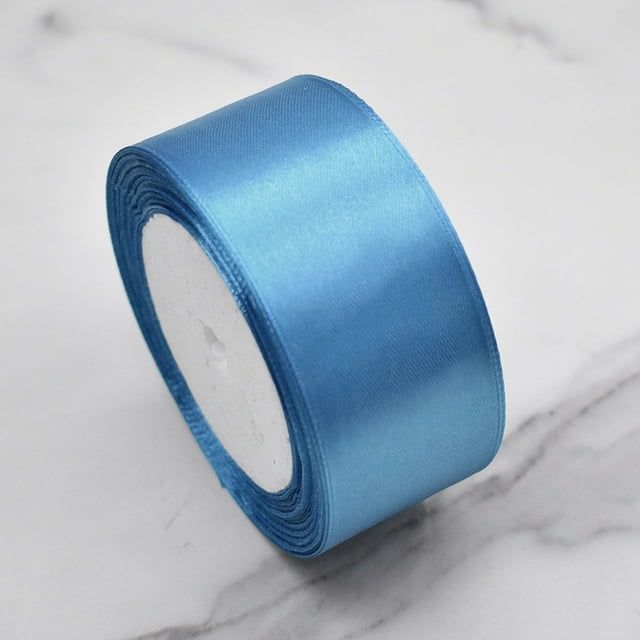 Nvzi rollos de cinta gris azulada - 4 cm de ancho x 23 metros de largo, superficie lisa, perfecta para envolver regalos, ramos de novia, manualidades navideñas y decoración de fiestas.