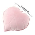 thumbnail image 2 of Leaf Throw Pillow 5.12 Inch Shaped Plush Cushion 3D Novelty Decorative Pillow for Sofa Couch Living Room Bedroom Car Home Decor Backrest Comfort Green Nature Theme Decorations, 2 of 4