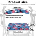 thumbnail image 6 of HELLHERO Retro Tropical Floral Rollator Walker Seat Covers Seat & Back Cover with Easy to Clean Reusable Protective Cover for Senior, 6 of 7