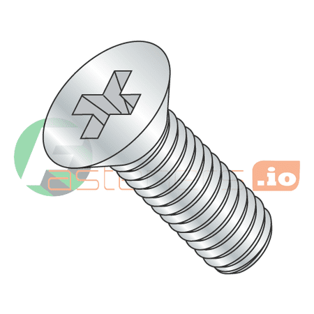 

12-24 x 1/2 Machine Screws / Phillips / Flat Head / Steel / Zinc (Quantity: 8 000 pcs)