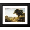thumbnail image 2 of Asher Brown Durand 14x11 Black Modern Framed Museum Art Print Titled - River Scene (1854), 2 of 5