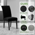 thumbnail image 3 of Chair Covers, Dining Room Chair Covers, Stretch Kitchen Chair Covers/Dining Room Chair Covers Set of 4, Removable Washable Dining Chair Slipcovers for Home, Hotel, Banquet, 3 of 7