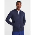 thumbnail image 2 of Athletic Works Men's and Big Men's Zip Up Fleece Hoodie Sweatshirt, Sizes S-5XLT, 2 of 6