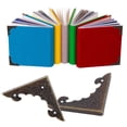 thumbnail image 4 of 20Pcs Metal Box Edge  Guard Book Corner Protector Desk Edge Cover For Album Diary Decorative Protector, 4 of 8