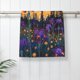 thumbnail image 5 of Fotbe Cosmic Irises At Twilight Toalla Premium con Patrón, Toalla de Microfibra de Secado Rápido, Ligera y Altamente Absorbente (27.5x16in), Ideal para Uso Diario, 5 of 6