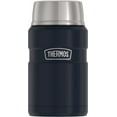 thumbnail image 1 of THERMOS - Tarro de alimentos inoxidable King aislado al aspiradora, 24 onzas, azul medianoche, 1 of 8