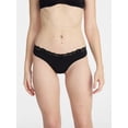 thumbnail image 2 of No Boundaries Fit Stretch Lace Thong Panties, 3-Pack, Women's XS-XXXL, 2 of 7