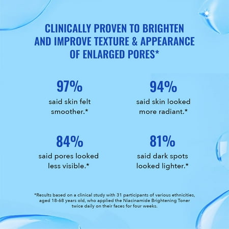 Good Molecules Brightening Toner 4 Fl. Oz! Formulated with Tranexamic Acid and 4% Niacinamide! Improves The Appearance of Age Spots, Acne Scars, Hyperpigmentation, and Sun Damage!