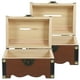 thumbnail image 5 of 2 cajas organizadoras vintage para guardar tesoros, con cerradura, 5 of 8