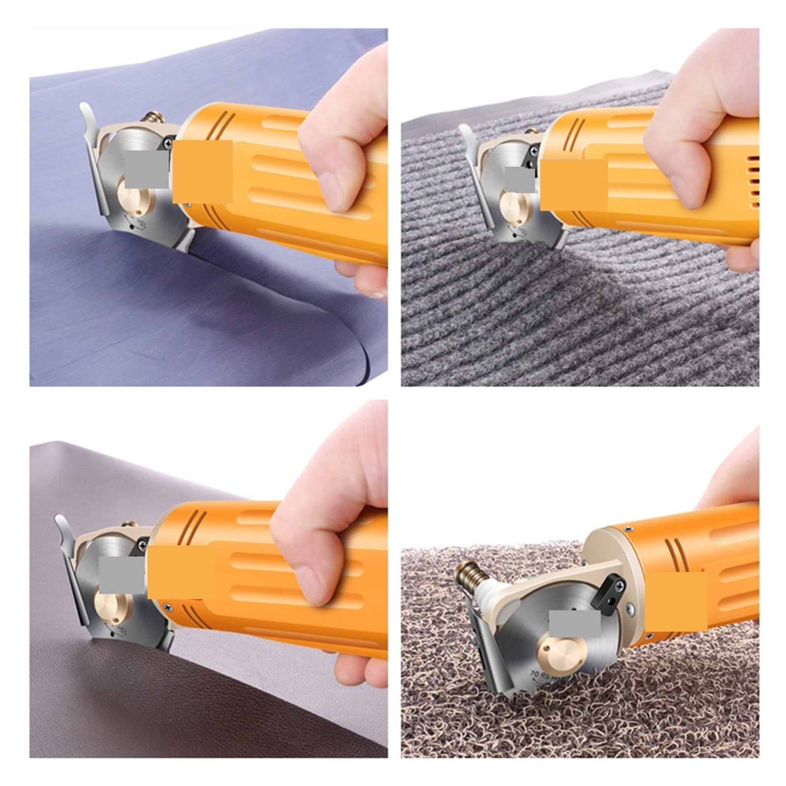 Electric Fabric Scissors Rotary Blade Fabric Tool Leather Fabric Electric Cutter Kit Cutting Saw Tool ,Sharp & Durable