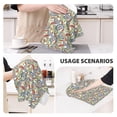 thumbnail image 3 of Sikiie Paisley Floral 5 Waffle Weave Kitchen Dish Cloth,Super Absorbent Kitchen Dish Towels 16*26 Inches for Dish Rags Washing Dishes, Drying Dishes, 3 of 7